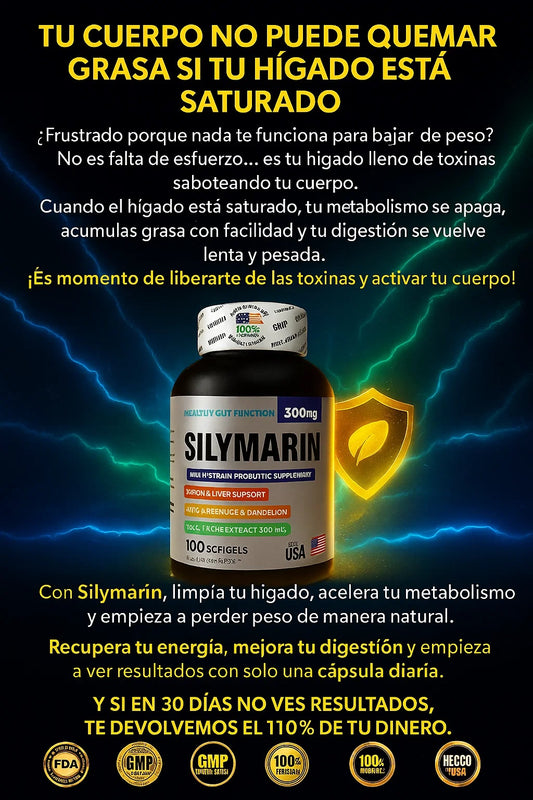 Silymarin  X 100 softgels PERDIDA DE PESO